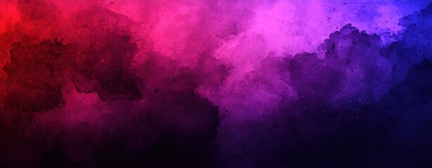 Poster - Abstract swirling red and purple smoke clouds create a dramatic and moody atmospheric background texture.