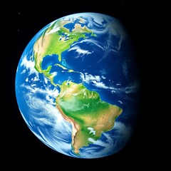 earth in space