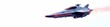 © Minny - Futuristic spaceship hovering in space on white background, tech, modern