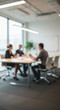 © StockWorld - Blurred Business: Team Meeting Collaboration & Corporate Vision in Modern Office Space - Strategy, Discussion, & Success