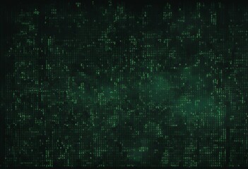 Wall Mural - illustration hacking matrix falling black concept background numbers green cyberspace digital number
