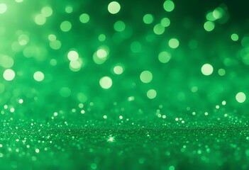 Wall Mural - green paper festive background shiny glitter abstraction celebration shimmer shine bright luxury par