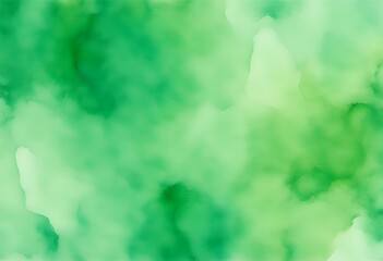 Wall Mural - hand abstract watercolor green background painted trendy element bright cover ink paint music colour