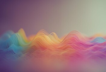 Wall Mural - across constant waves showing background minimalist motion dynamic rainbowcolored gif fluidity graph