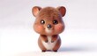 © Akram Mubarak  - Cute cartoon quokka with soft fur and cheerful face in 3D style. Its cheerful expression makes it irresistibly cute. Soft lighting