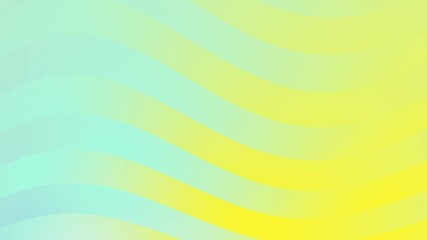 Wall Mural - Abstract Wavy Gradient Background: Pastel Yellow and Teal Hues