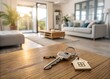 © Emongrapic - House Keys on Wooden Table – Symbolizing Homeownership and New Beginnings in a Modern Apartment