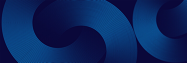 Abstract blue glowing geometric lines modern shiny blue circle lines pattern. Suit for cover   banner  brochure