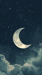 Wall Mural - galaxy moon astronomy outdoors.