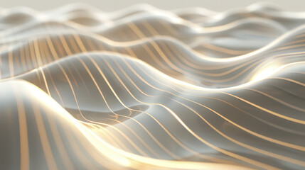 Wall Mural - A wave of light is reflected on the surface of a body of water