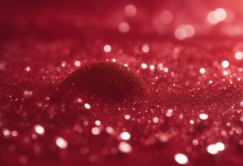 Wall Mural - subtle shifts background red christmas crystals glitter color shiny glints glittering abstract blur 