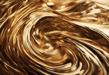 Wall Mural - wave abstract brown gold amazing design background decoration cyberspace illustration texture card c