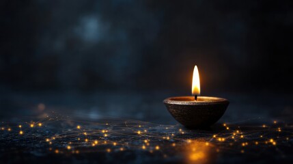 Poster - Ethereal Digital Transformation Illuminating Cultural Heritage - Spiritual Lamp Meets Technological Connections in Mindful Innovation Landscape