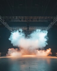 Poster - Immersive Stage Design Ethereal Smoke Effect Transforms Performance Space with Cinematic Lighting and Atmospheric Visual Storytelling for Next-Gen Event Production
