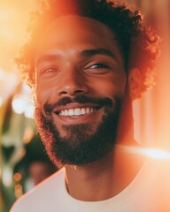 Poster - Pan American Day Vibrant Portraits Radiant Multicultural Smile Showcasing Dynamic Professional Energy and Inclusive Workplace Wellness Trends