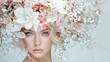 © Smaev - Enhance aesthetics by featuring a European beauty set against a flawless white backdrop and discover enduring sophistication in each element