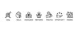 © Adi_Djaw - Internship banner web icon vector illustration concept with icon of goal, skills, knowledge, mentoring, practice, opportunity, and training