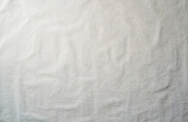 Aufkleber - Vintage white cloth texture seamless background. Soft, woven textile with detailed wrinkled surface. Natural off-white material, perfect backdrop for design, art, crafts, website backgrounds.