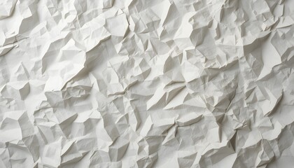 Aufkleber - Crumpled Paper Texture Background, Soft Folds And Creases. Off-white Surface, Vintage Aesthetic. Depth And Visual Interest For Artistic Projects. Decorative And Organic Look.