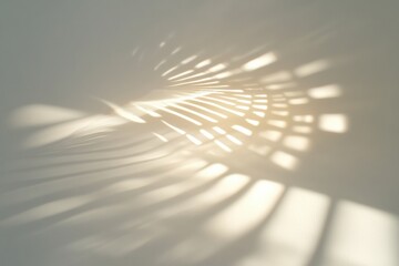 Leinwandbilder - Cut light strips create elegant shadows on a smooth white surface, showcasing modern art aesthetics in an artistic installation