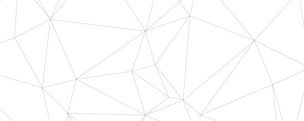 Canvas Print - white and gold abstract low poly triangle background. abstract low polygon mesh generative art backg