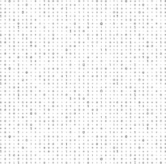 Wall Mural - numbers on the screen. binary code stream. computer matrix. graphic data, decryption, algorithm, enc