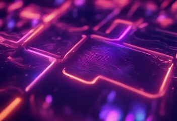 Wall Mural - background equalizers neon abstract wave glow futuristic ultraviolet laser effect elegant fashion co