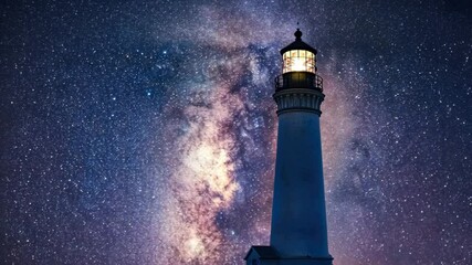 Wall Mural - coastal lighthouse at sunrise