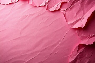 Aufkleber - Abstract Pink Paper Texture Background with Torn Edges for Creative Design and Graphic Projects Perfect for Backdrops : Generative AI