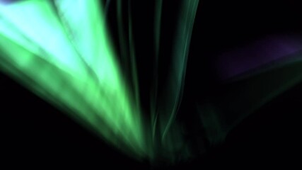 Wall Mural - aurora dancing colors background loop animation