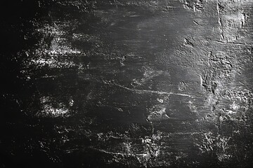 Aufkleber - Dark Grunge Texture Background with Black Paint Strokes Abstract Surface Perfect for Design and Overlay Effects : Generative AI