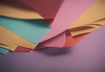 Poster - background paper geometric minimalism colored shapes texture lines space card wallpaper tone frame c