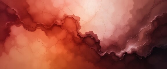 Aufkleber - Abstract Warmth, Gradient Texture. Fluid Motion Visual. Atmospheric Depth Suggesting Organic Shapes. Softness And Intrigue Inviting Contemplation. Grainy Background Creates A Calming Effect.
