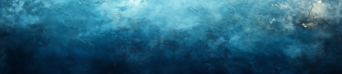 Aufkleber - Deep Blue Abstract Texture Background High Resolution Close Up of Wall Paint with Dark and Light Gradients : Generative AI
