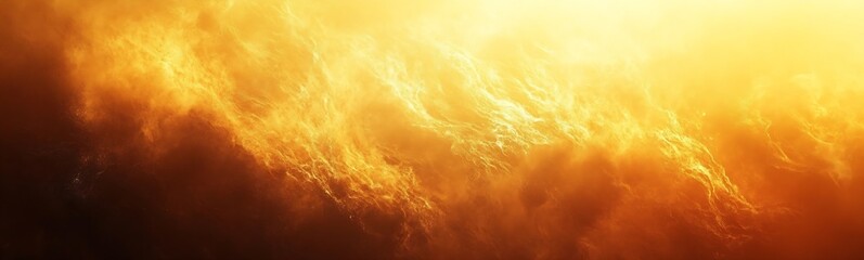 Poster - Golden Abstract Background with Glowing Light Streaks for Shine and Energy Concept : Generative AI