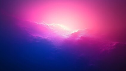 Fototapete - Gradient Pink and Blue Cloudscape Abstract Background Dreamy Sky Texture Ethereal Hues Calm and Serene Atmosphere Modern Backdrop : Generative AI
