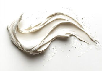 Poster - Luxurious soft white texture creating an elegant design backdrop ideal for creative and artistic visions : Generative AI