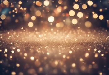 Wall Mural - christmas abstract background twinkled bright bokeh defocus glistering colours shiny night decoratio