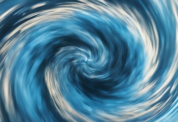 Wall Mural - clear beautiful water vortex blue spinning swirl background rotation spin twirling circle abstract r