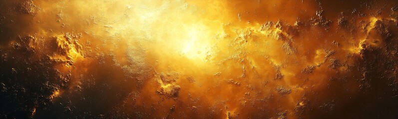 Aufkleber - Abstract Golden Texture Background with Light Effects Perfect for Wallpaper and Design Projects : Generative AI