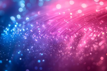 Wall Mural - Abstract background with pink purple and blue colors and bokeh lights.