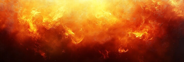 Leinwandbilder - Abstract Fire Inferno Intense Flames Burning Hot Energy Texture Background Fiery Glow Dramatic Power : Generative AI
