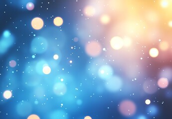 Poster - Vibrant abstract backdrop with luminous circles and dreamy colors for artistic and advertising use : Generative AI