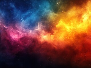 Poster - Cosmic Landscape: A Dazzling Display of Celestial Bodies and Nebulae