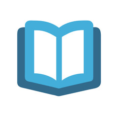Poster - Open Book Vector Icon Design

