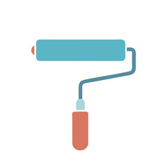 Aufkleber - Paint Roller Tool Vector Icon

