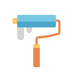 Aufkleber - Paint Roller Tool Vector Icon

