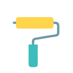Aufkleber - Paint Roller Tool Vector Icon

