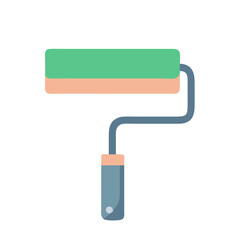 Aufkleber - Paint Roller Tool Vector Icon

