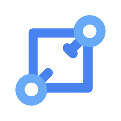 Fototapete - Share Icon Vector for Social Media, Connectivity, and Information Sharing Concepts

